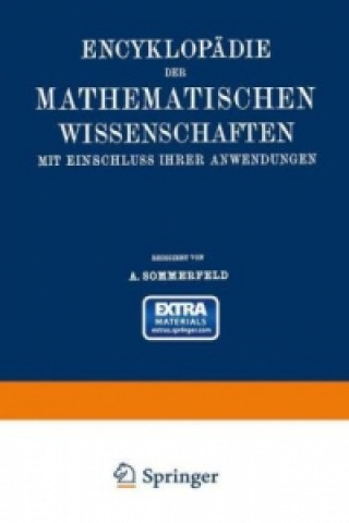 Carte Encyklopadie der mathematischen Wissenschaften mit Einschluss ihrer Anwendungen Sommerfeld Arnold