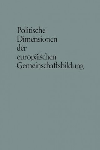Carte Politische Dimensionen Der Europaischen Gemeinschaftsbildung Carl J. Friedrich
