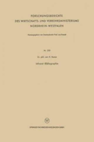 Kniha Infrarot-Bibliographie H. Haase