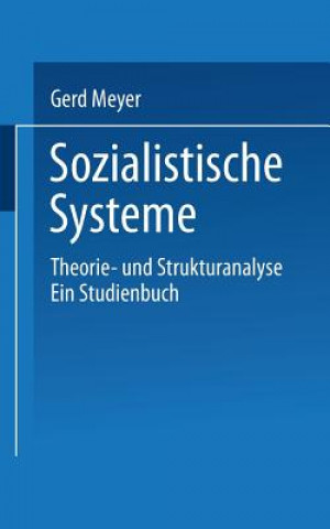 Kniha Sozialistische Systeme Gerd Meyer