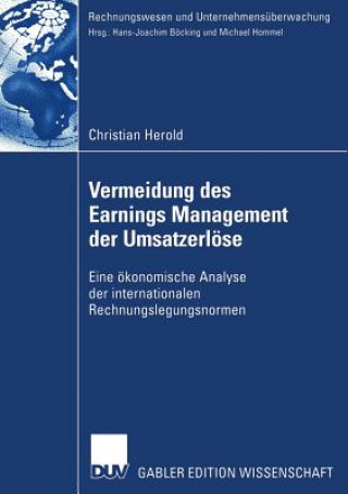 Könyv Vermeidung Des Earnings Management Der Umsatzerloese Christian Herold