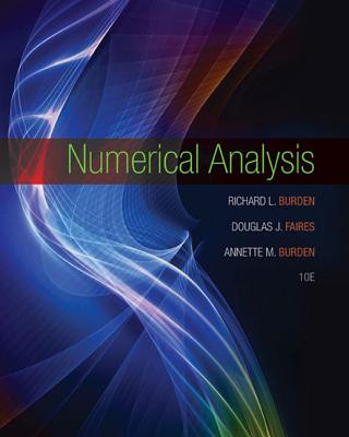 Kniha Numerical Analysis Richard L Burden