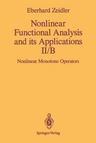 Könyv Nonlinear Functional Analysis and its Applications, 1 E. Zeidler