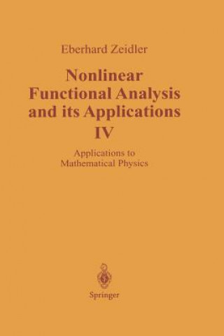 Kniha Nonlinear Functional Analysis and its Applications, 1 E. Zeidler