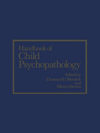 Könyv Handbook of Child Psychopathology Michel Hersen