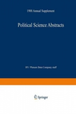 Kniha Political Science Abstracts FI/Plenum Data Company staff