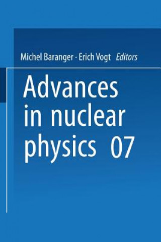 Kniha Advances in Nuclear Physics Michel Baranger