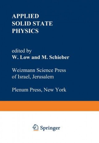 Knjiga Applied Solid State Physics W. Low