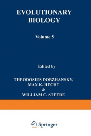 Kniha Evolutionary Biology Theodosius Dobzhansky