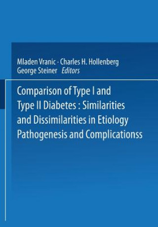 Kniha Comparison of Type I and Type II Diabetes Mladen Vranic