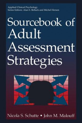 Kniha Sourcebook of Adult Assessment Strategies Nicola S. Schutte