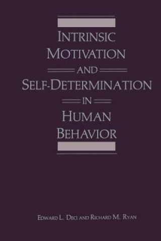 Buch Intrinsic Motivation and Self-Determination in Human Behavior Edward Deci