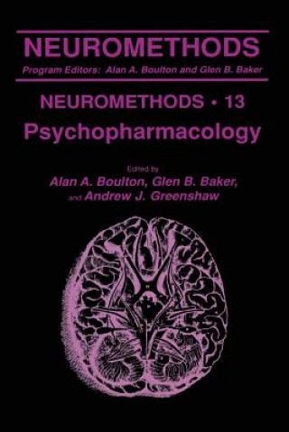 Livre Psychopharmacology Alan A. Boulton