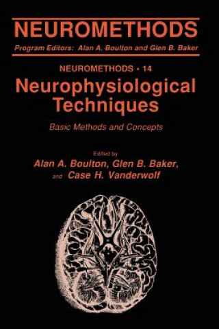 Kniha Neurophysiological Techniques Alan A. Boulton