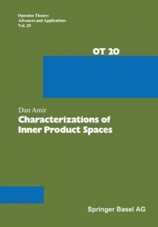 Kniha Characterizations of Inner Product Spaces mir