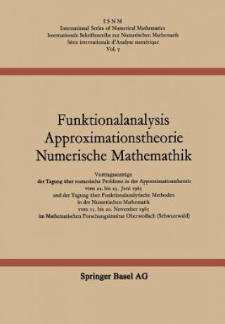 Knjiga Funktionalanalysis Approximationstheorie Numerische Mathematik L. Collatz