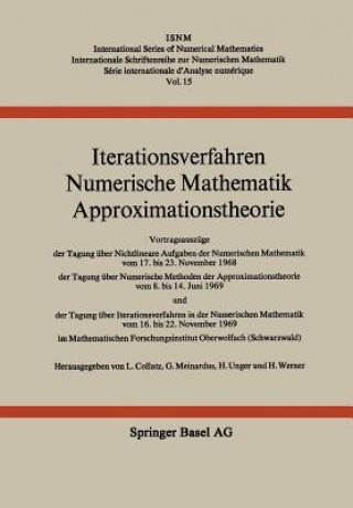 Kniha Iterationsverfahren Numerische Mathematik Approximationstheorie OLLATZ