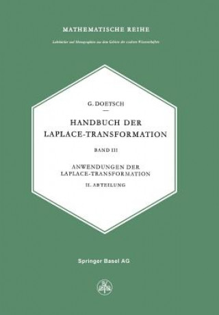 Könyv Handbuch Der Laplace-Transformation G. Doetsch