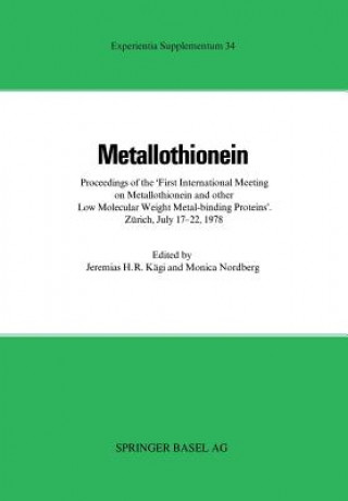 Книга Metallothionein J. Kägi