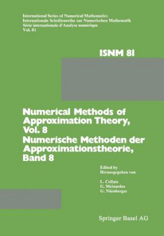 Libro Numerical Methods of Approximation Theory/Numerische Methoden Der Approximationstheorie OLLATZ