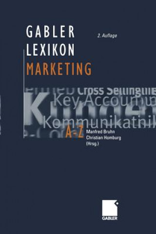 Kniha Gabler Lexikon Marketing Manfred Bruhn