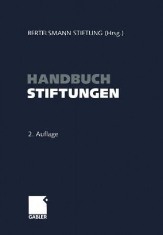 Książka Handbuch Stiftungen Bertelsmann Stiftung