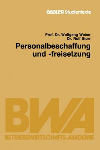 Книга Personalbeschaffung Und -Freisetzung Wolfgang Weber