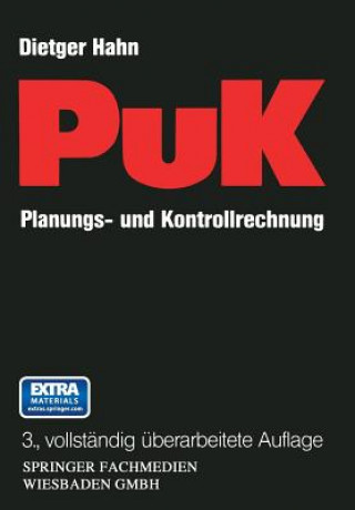 Book Planungs- Und Kontrollrechnung -- Puk Dietger Hahn