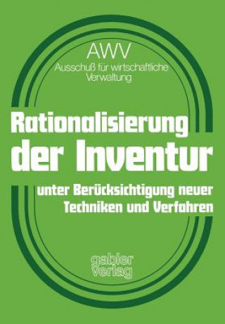 Buch Rationalisierung Der Inventur Unter Berucksichtigung Neuer Techniken Und Verfahren 