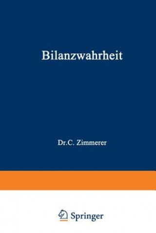 Knjiga Bilanzwahrheit Carl Zimmerer