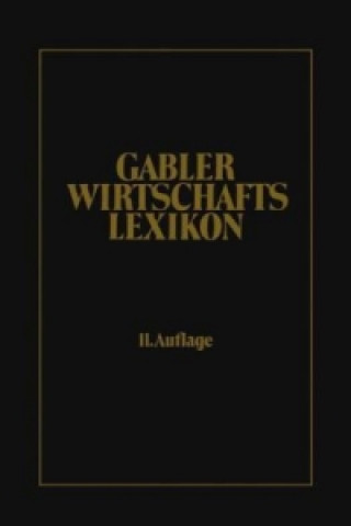 Kniha Gabler Wirtschafts Lexikon 