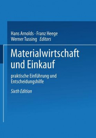 Book Materialwirtschaft Und Einkauf Hans Arnolds