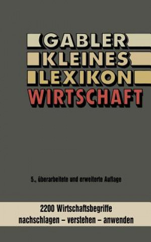 Carte Gabler Kleines Lexikon Wirtschaft 