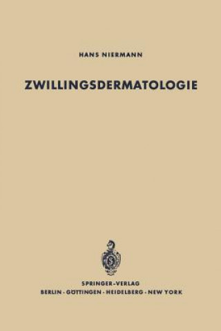 Kniha Zwillingsdermatologie Hans Niermann