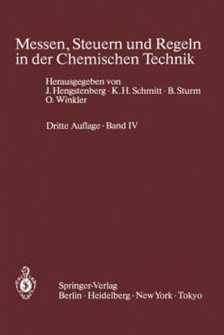 Carte Messen, Steuern Und Regeln in Der Chemischen Technik J. Hengstenberg