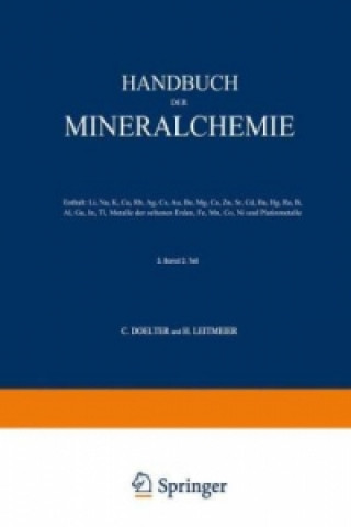 Buch Handbuch der Mineralchemie C. Doelter