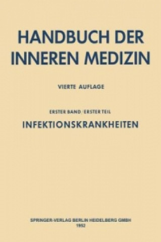 Buch Infektionskrankheiten, 2 Tle. G. von Bergmann