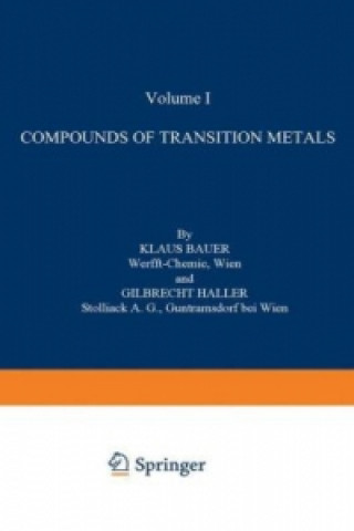 Книга Compounds of Transition Metals, 2 K. Bauer