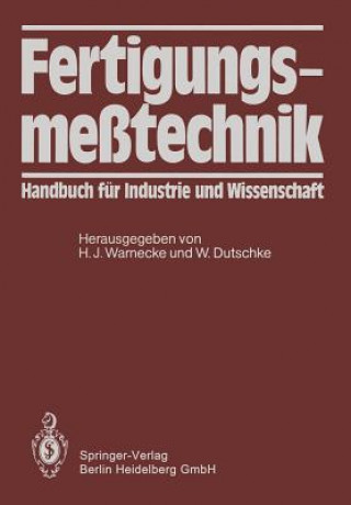 Könyv Fertigungsmeßtechnik, 2 H.-J. Warnecke