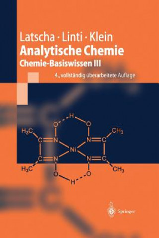 Kniha Analytische Chemie Hans Peter Latscha