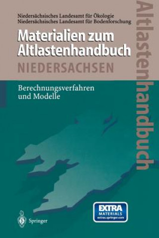 Kniha Altlastenhandbuch des Landes Niedersachsen Materialienband, 1 Wolfgang Kinzelbach