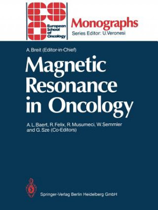 Kniha Magnetic Resonance in Oncology Alfred Breit