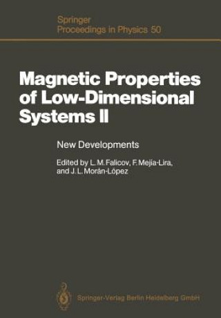 Book Magnetic Properties of Low-Dimensional Systems II, 1 Leopoldo M. Falicov