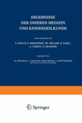 Könyv Ergebnisse der inneren Medizin und Kinderheilkunde L. Langstein