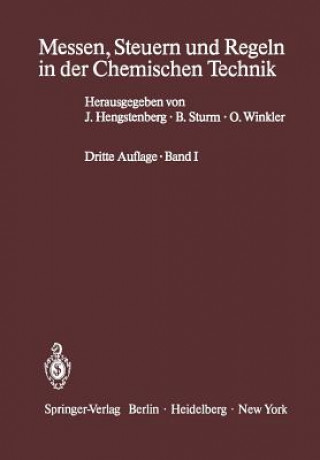 Carte Messen, Steuern Und Regeln in Der Chemischen Technik J. Hengstenberg