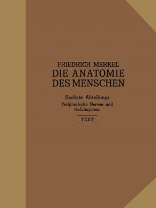 Książka Peripherische Nerven, Gefasssystem Dr. Friedrich Merkel