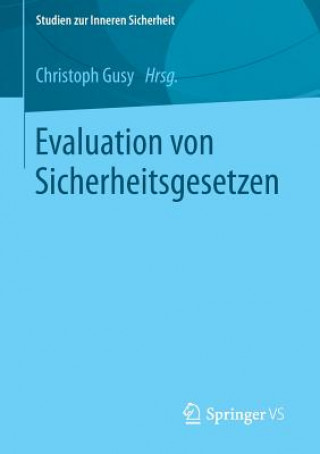 Książka Evaluation Von Sicherheitsgesetzen Christoph Gusy