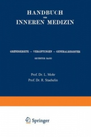 Книга Grenzgebiete, Vergiftungen, Generalregister L. Bach-Marburg