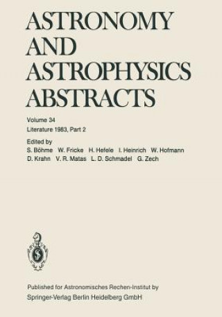 Kniha Astronomy and Astrophysics Abstracts, 2 S. Böhme