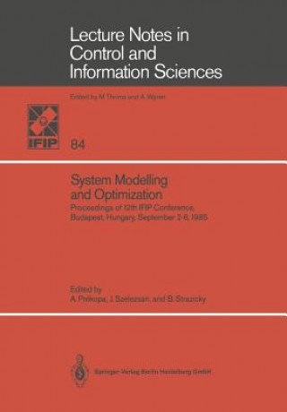 Livre System Modelling and Optimization A. Prekopa